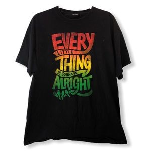 Men’s Bob Marley Three Little Birds graphic tee